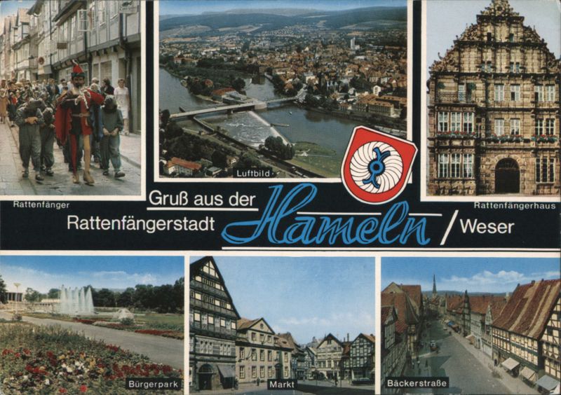 Hameln, Pied Piper City on the Weser River Germany
