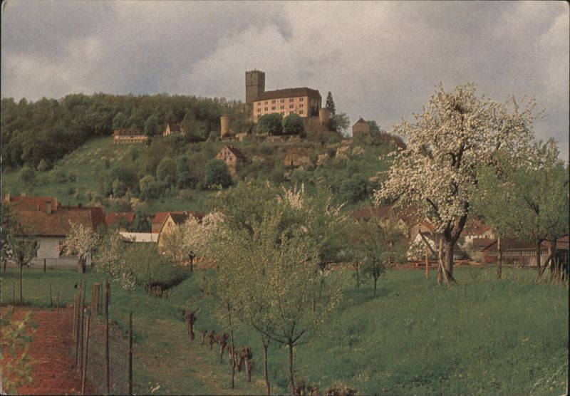 Burg Guttenberg Castle on Neckar Valley Hill Germany