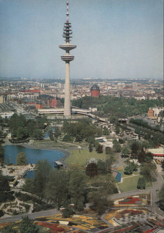 Planten un Blomen Park and Television Tower, Hamburg Germany