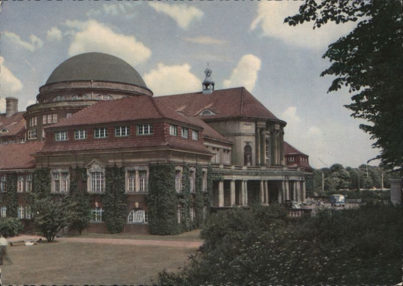 University of Hamburg Campus Building with Dome Germany