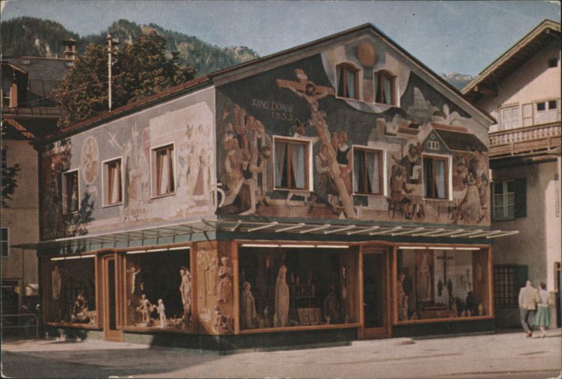 Hans & Adolf Heinzeller Woodcarvers, Oberammergau Germany