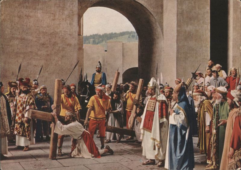 Oberammergau Passion Play 1960 - The Way of the Cross Germany
