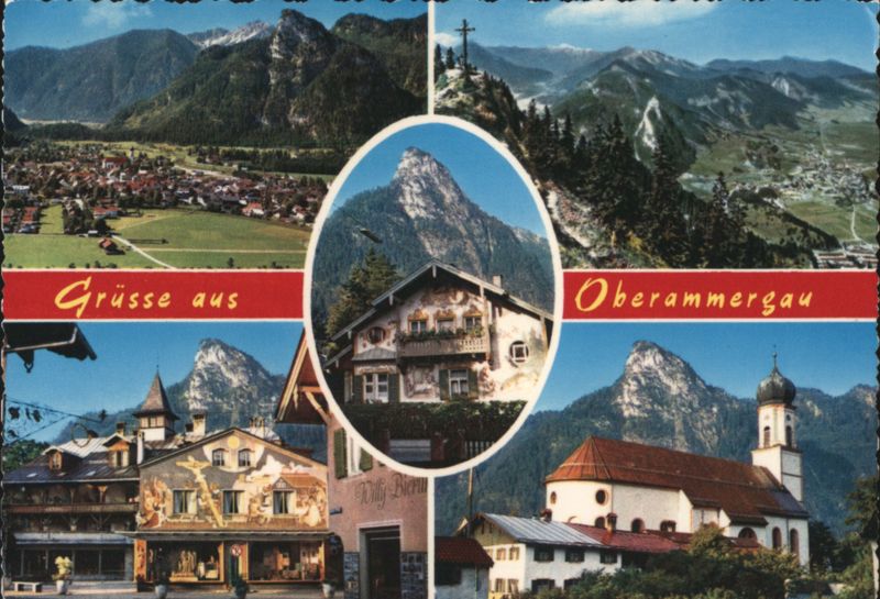 Oberammergau Panoramic & Village Mountain Views Germany