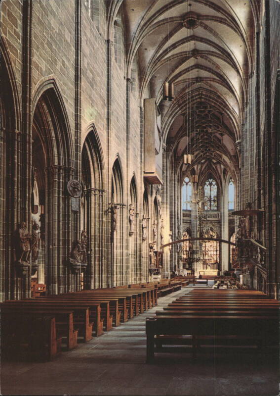 St. Lorenz Church Nave, Nuremberg Germany