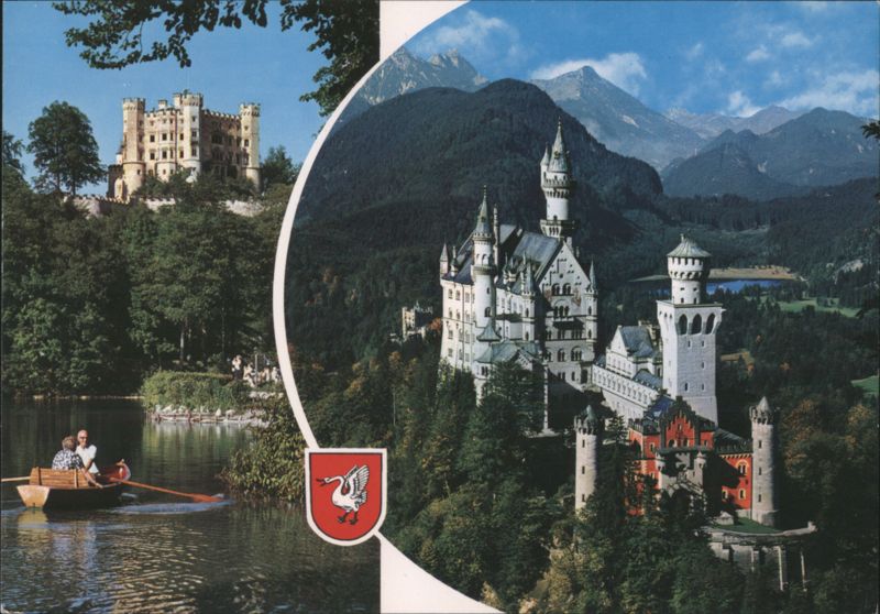 Hohenschwangau & Neuschwanstein Castles, Bavarian Alps Germany