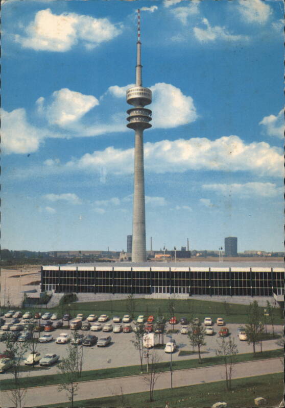 Munich Olympic Tower and Ice Stadium Germany