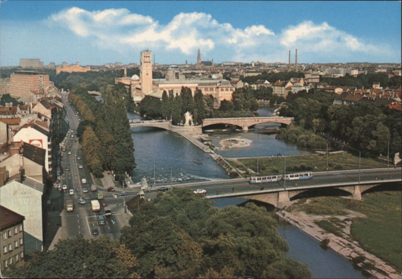 Deutsches Museum on the Isar River, Munich München Germany