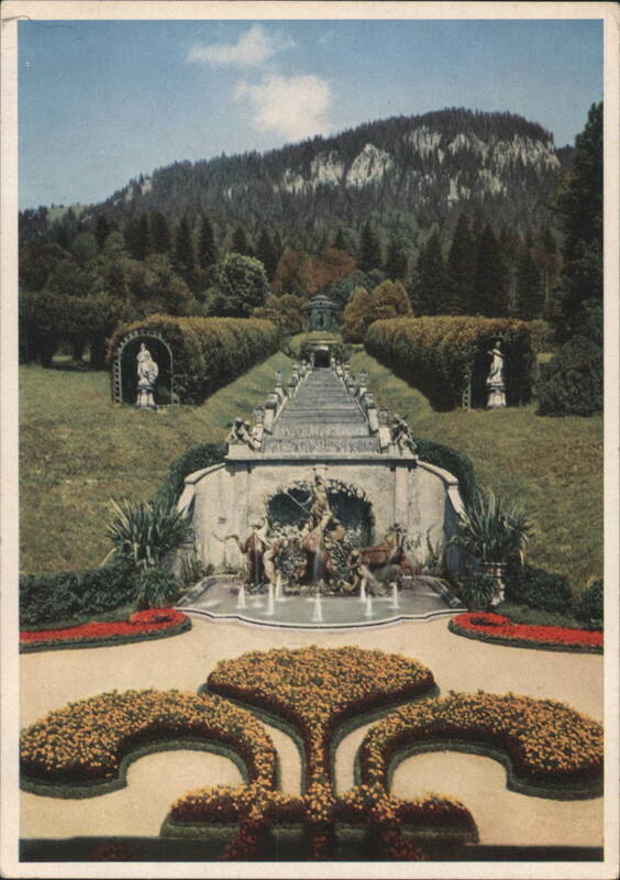 Linderhof Castle Cascades and Fountain Germany