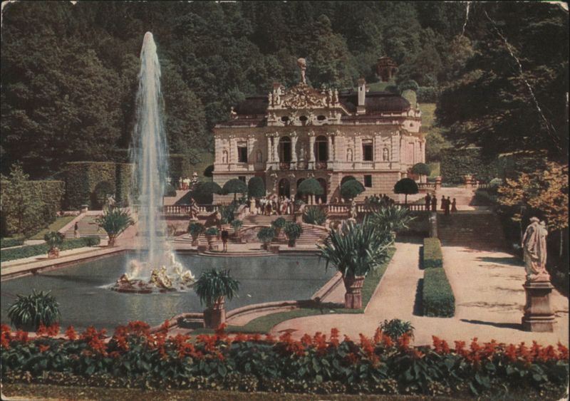 Linderhof Palace and Fountain Germany