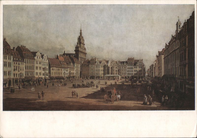 Der Altmarkt zu Dresden Germany Canaletto (B. Bellotto)