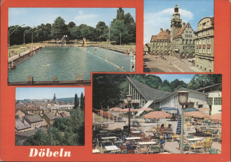 Döbeln City Views: Open-Air Bath, Town Hall, Park Restaurant Germany