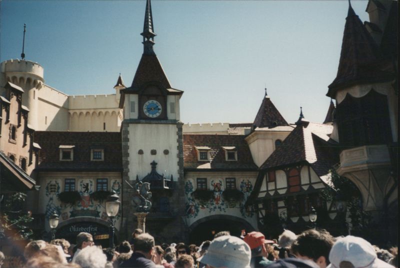 Germany Pavilion, Oktoberfest Clock Tower, EPCOT Orlando Florida