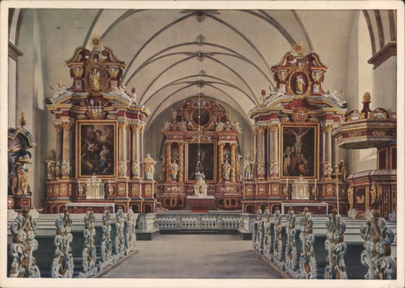 Interior of Corvey Abbey Church, Höxter Germany