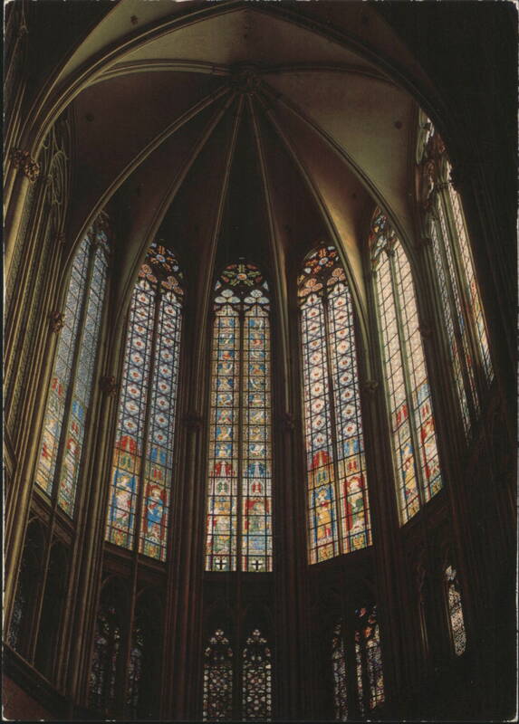 Cologne Cathedral Interior Stained Glass Windows Germany