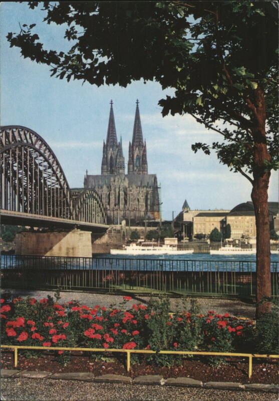 Cologne Cathedral, Hohenzollern Bridge, and Rhine River Germany