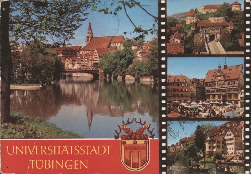 University City Tübingen, Germany: River View & City Scenes