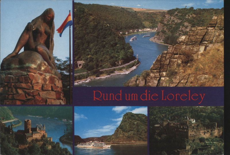 Around the Loreley Rock with Rhine River Views Germany