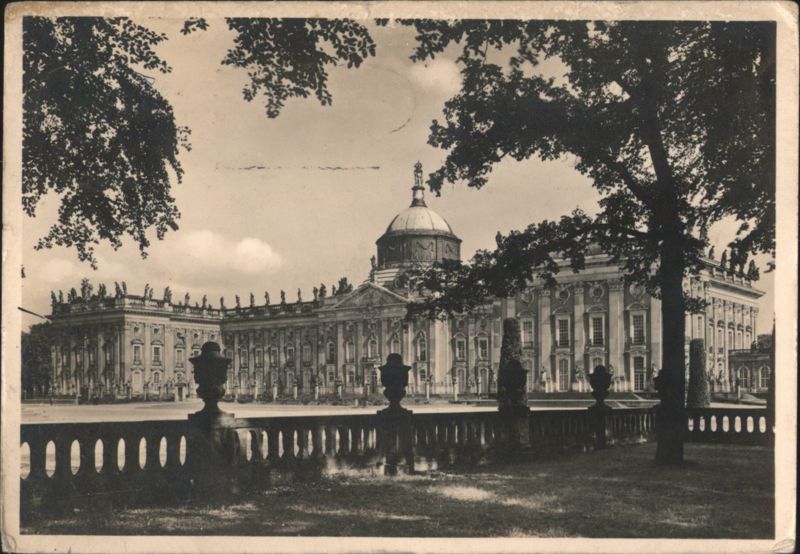 Neues Palais, Courtyard Side, Potsdam Germany Otto Hagemann