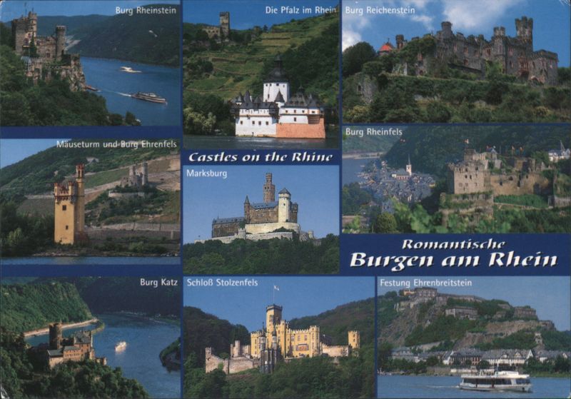 Castles on the Rhine, Germany Damm, Rahmel