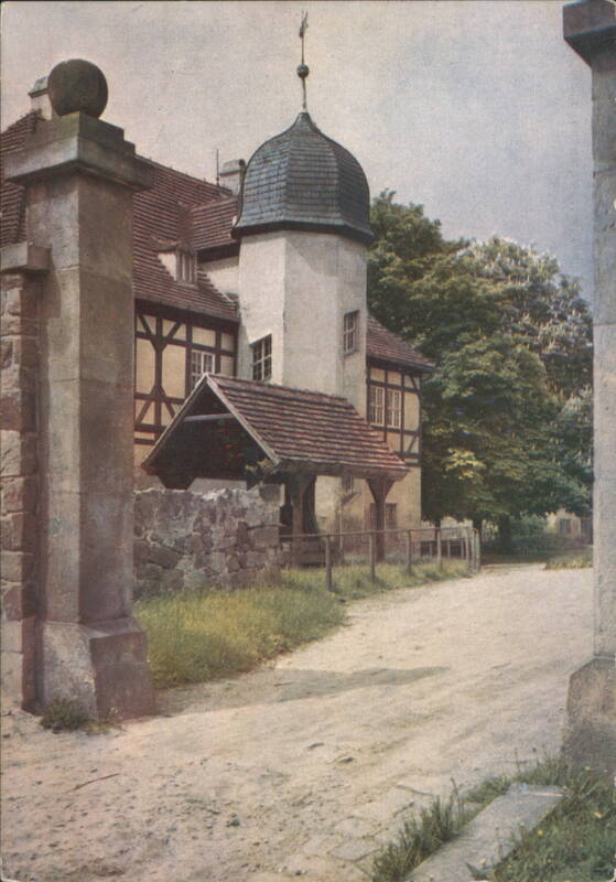 Schloß Hoflößnitz with Tower and Old Wine Press, Radebeul Germany