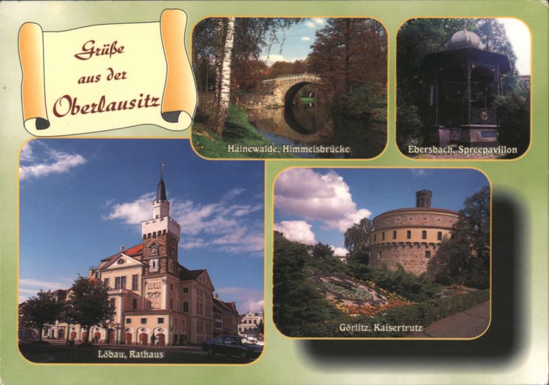 Upper Lusatia Views: Hainewalde, Ebersbach, Löbau, Görlitz Landmarks Saxony Germany