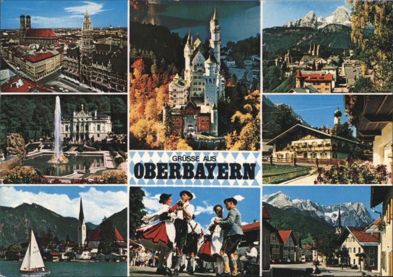 Grüsse aus Oberbayern - Bavarian Alps, Castles, and Towns Germany