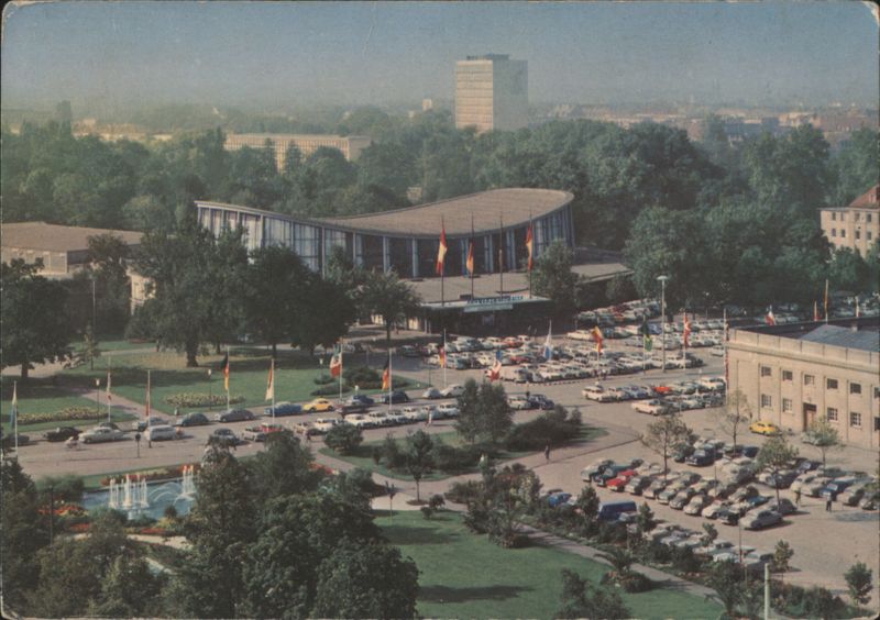 Schwarzwaldhalle and Festhallenplatz, Karlsruhe Germany