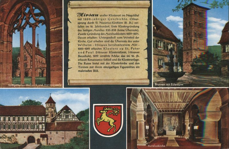 Hirsau Monastery Ruins in Northern Black Forest Germany