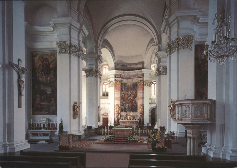 Jesuit Church, Heidelberg - Altars & Pulpit Germany