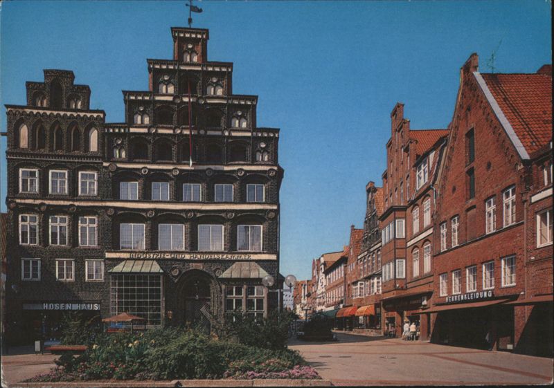 Am Sande, Lüneburg with Gabled Buildings Germany