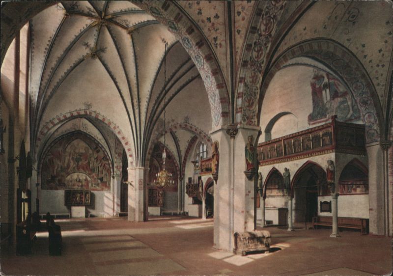 Lübeck: Holy Spirit Hospital Church Interior Germany