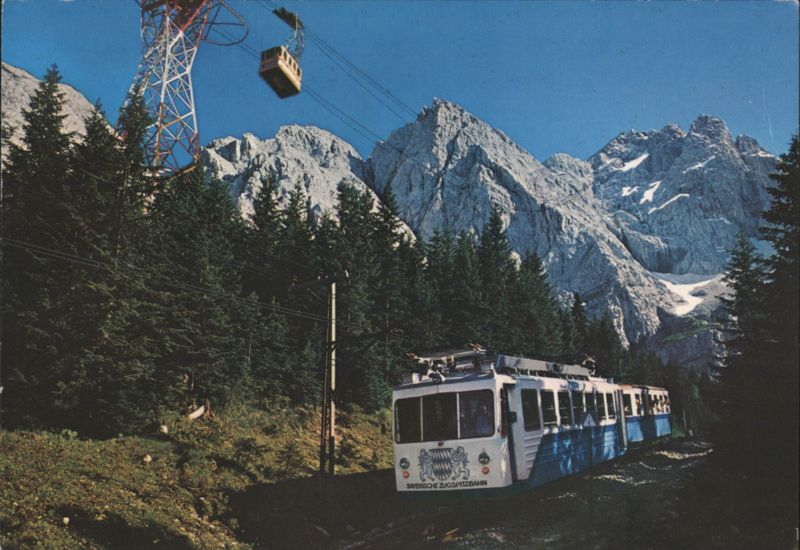 Bayerische Zugspitzbahn Train & Cable Car, German Alps Garmisch-Partenkirchen Germany