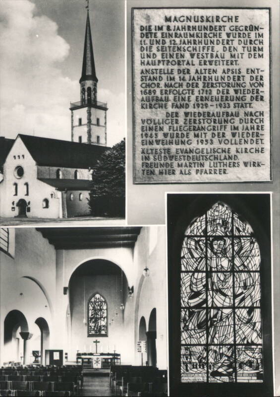 Magnuskirche, Oldest Evangelical Church in Southwest Germany Worms