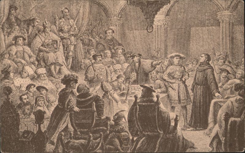 Luther Before the Diet of Worms Refusing to Recant