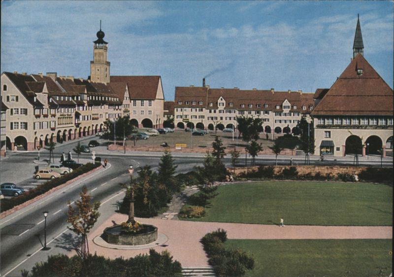 Freudenstadt Marktplatz with Town and Rathaus Germany