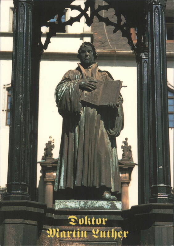 Doktor Martin Luther Statue, Wittenberg Germany W. Otto