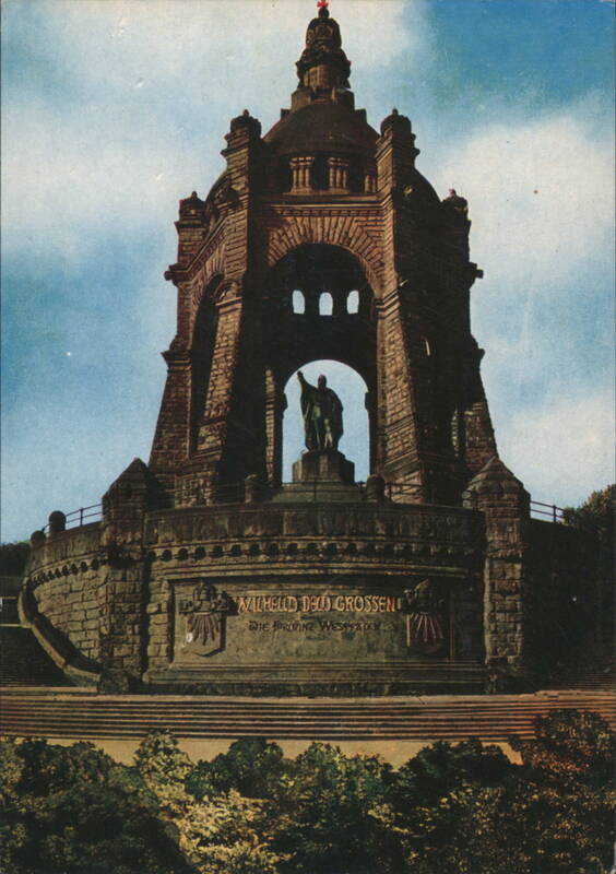 Kaiser Wilhelm Monument at Porta Westfalica Germany