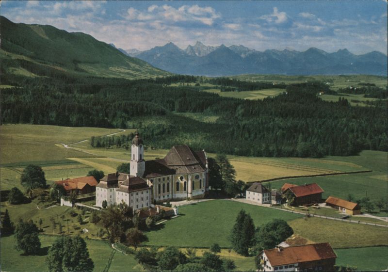 Wieskirche near Steingaden, Pilgrimage Church of Wies Germany
