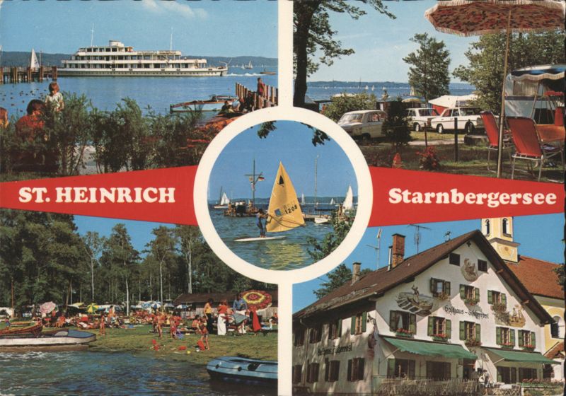 Starnbergersee and St. Heinrich Composite View Germany