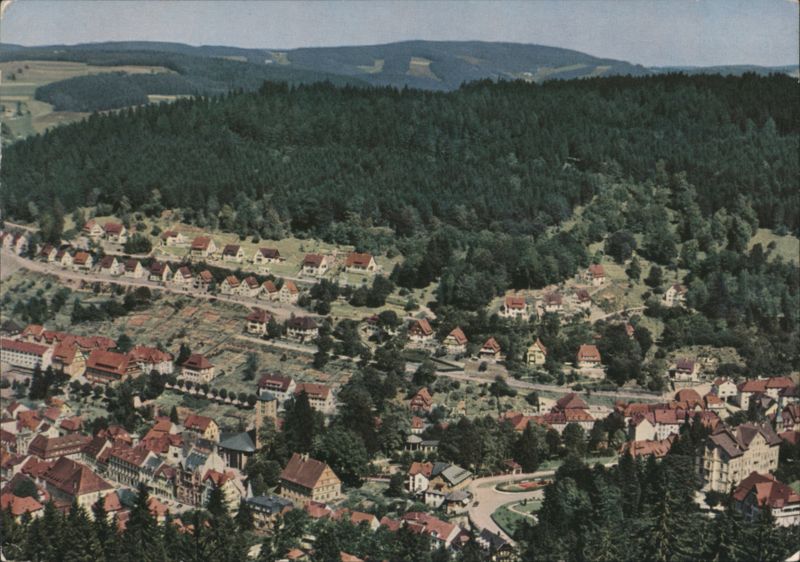 Triberg (Schwarzwald) Panoramic View Germany