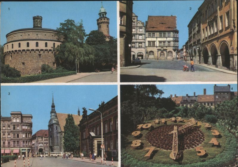 Görlitz: Kaisertrutz, Untermarkt, Frauenkirche, Flower Clock Germany