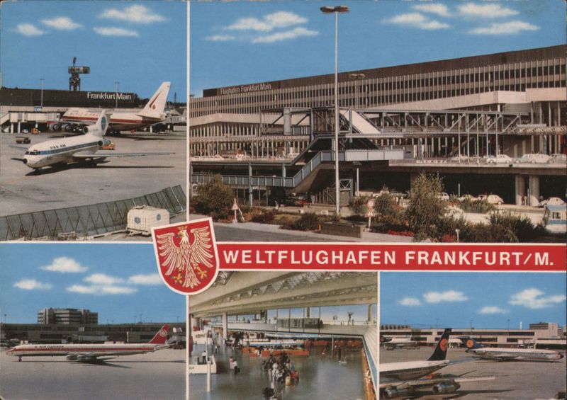 Weltflughafen Frankfurt/Main Airplanes & Terminal Germany