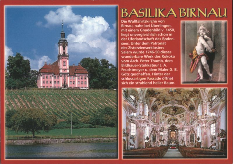 Basilika Birnau Pilgrimage Church and Interior Germany