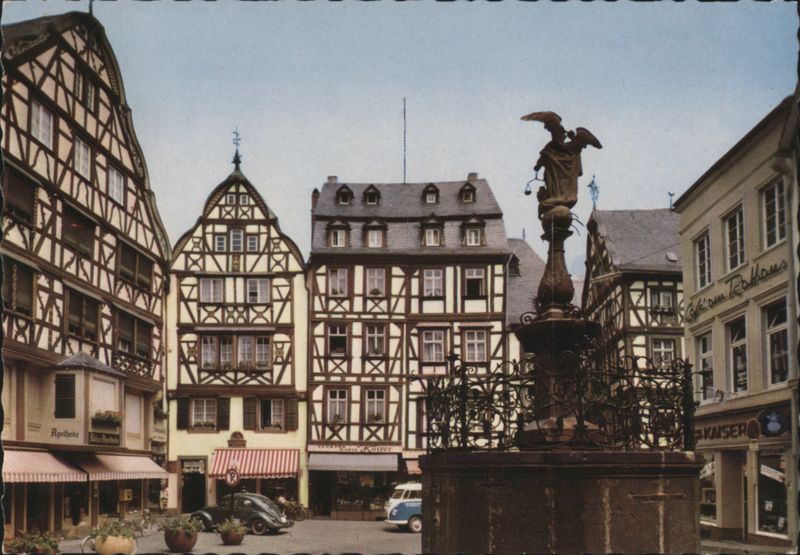 Market Square with St. Michael Fountain, Bernkastel-Kues Germany