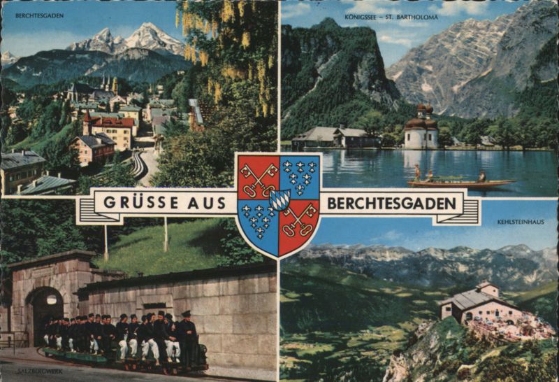 Berchtesgaden Multi-View, Königssee, Kehlsteinhaus, Salzbergwerk Germany