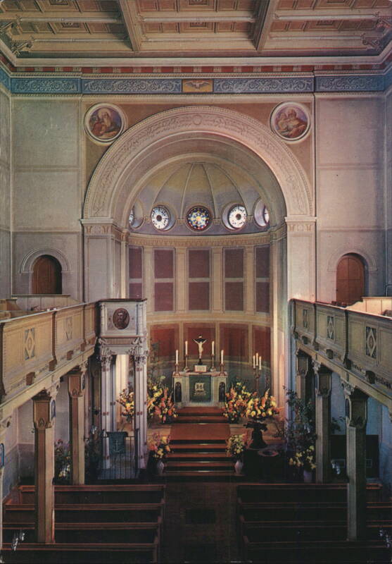 Evangelical Church of St. Peter and Paul Interior Berlin Germany