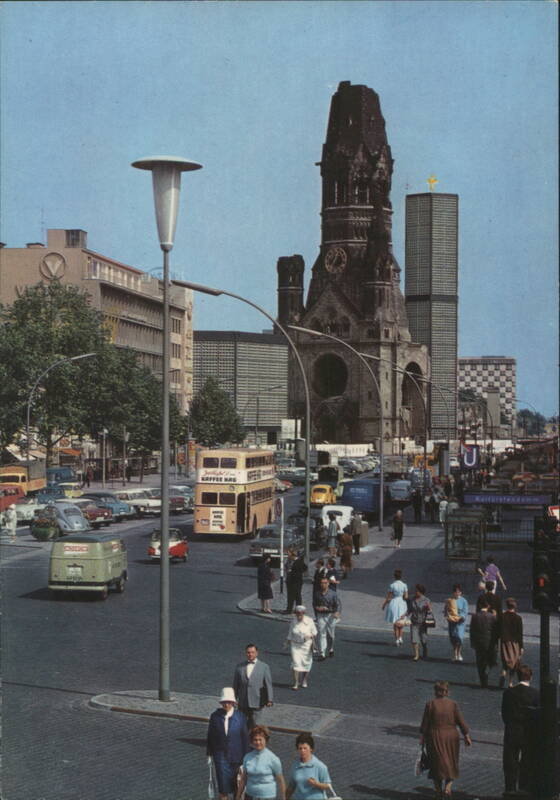 Kurfürstendamm and Kaiser-Wilhelm Memorial Church, Berlin Germany