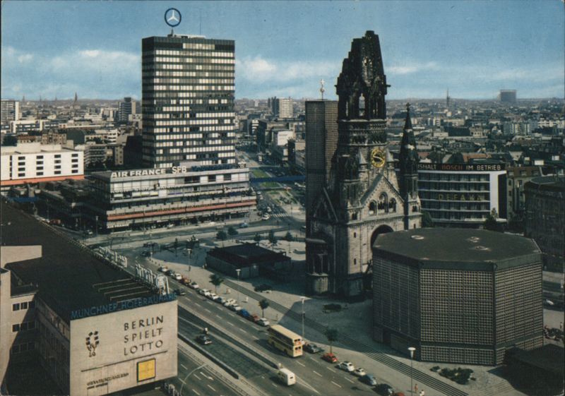 Gedächtniskirche and Europa Center, Berlin Germany