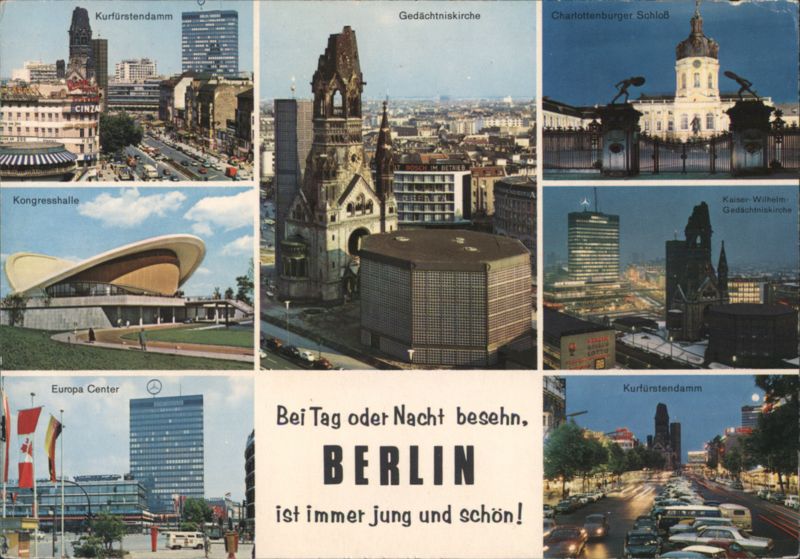 Berlin Landmarks Day and Night Views Germany