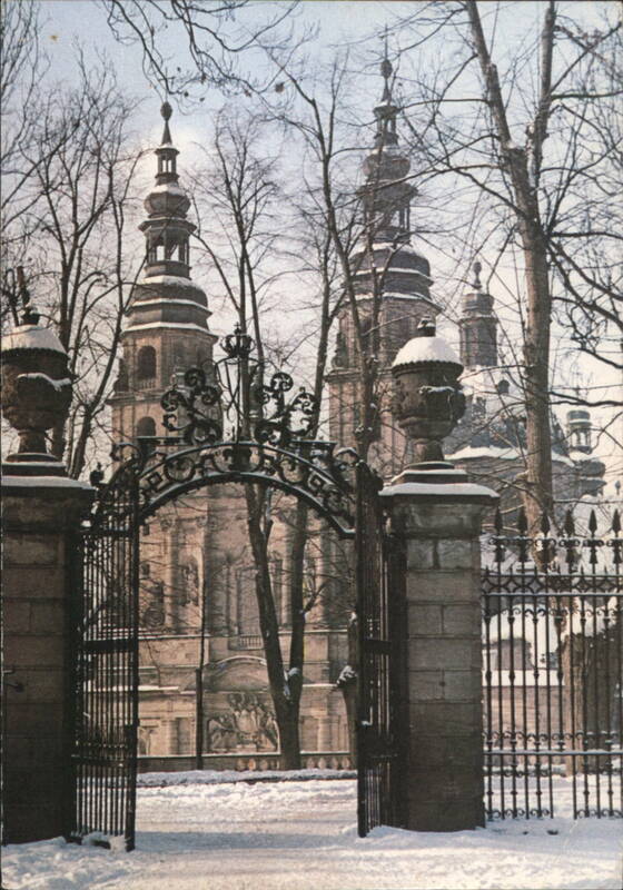 Fulda Cathedral in Winter Germany
